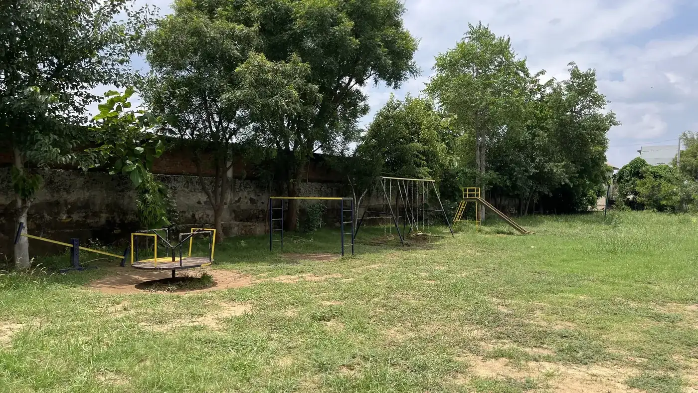 The playground at break